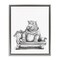 Stupell Industries Hippo Lounging on Chaise Floating Frame By Rachel Nieman